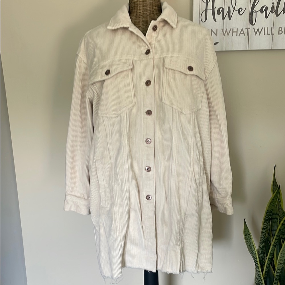 Vigoss Cream Corduroy Jacket